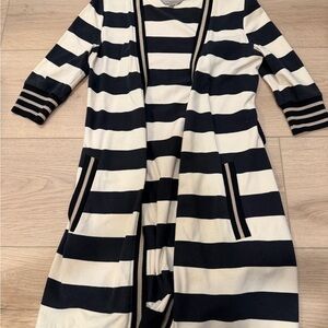 Striped Black and White Cardigan